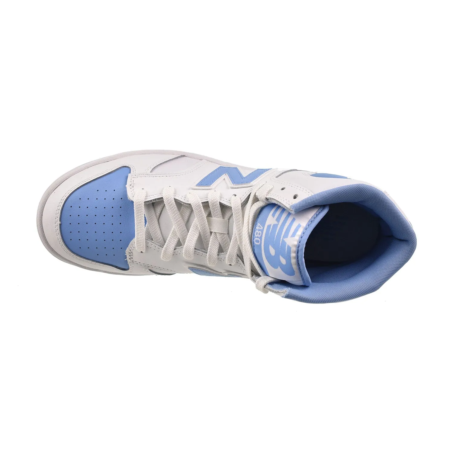 New Balance BB480 Hi Men's Shoes White-Blue