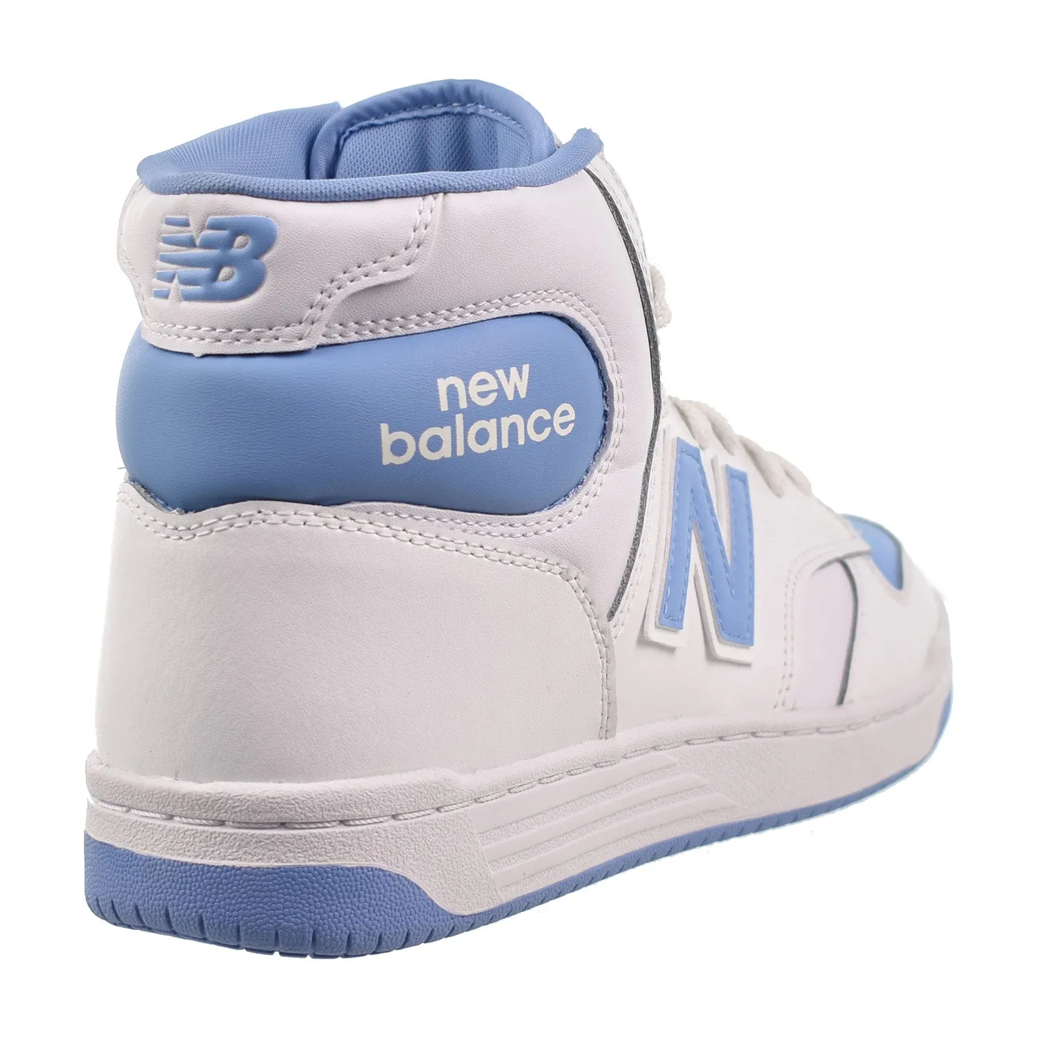 New Balance BB480 Hi Men's Shoes White-Blue