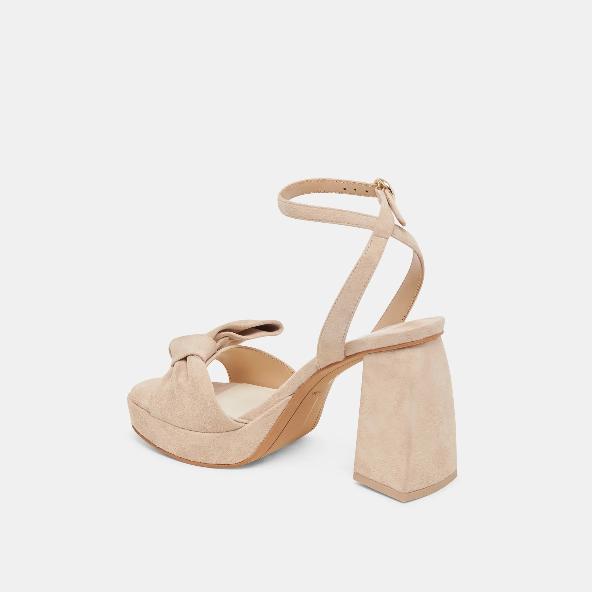 PACIE HEELS CAMEL SUEDE