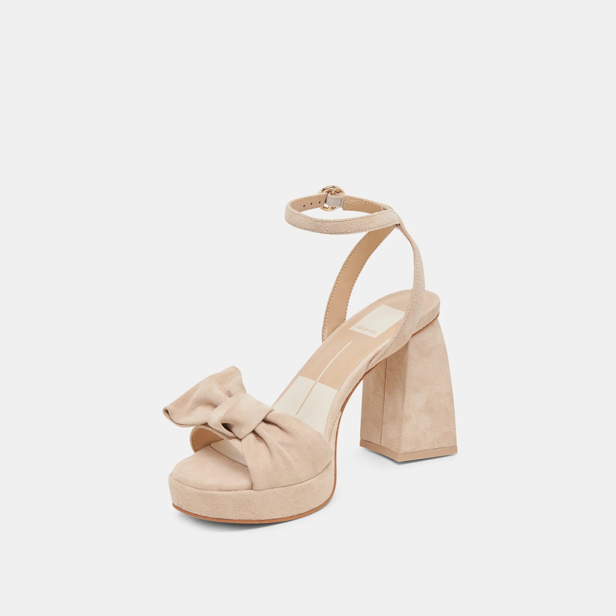 PACIE HEELS CAMEL SUEDE