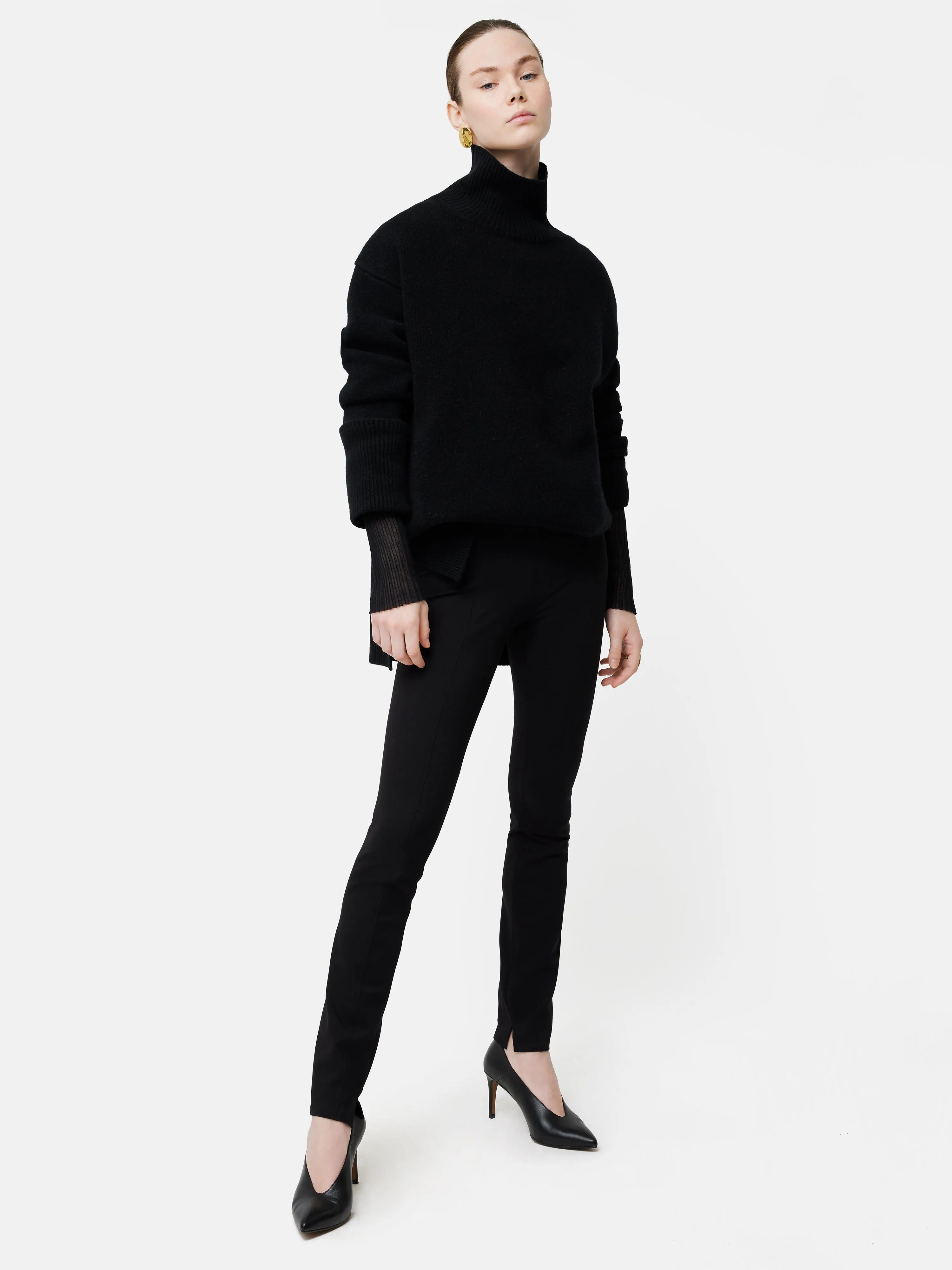 Ponte Cigarette Trousers | Black