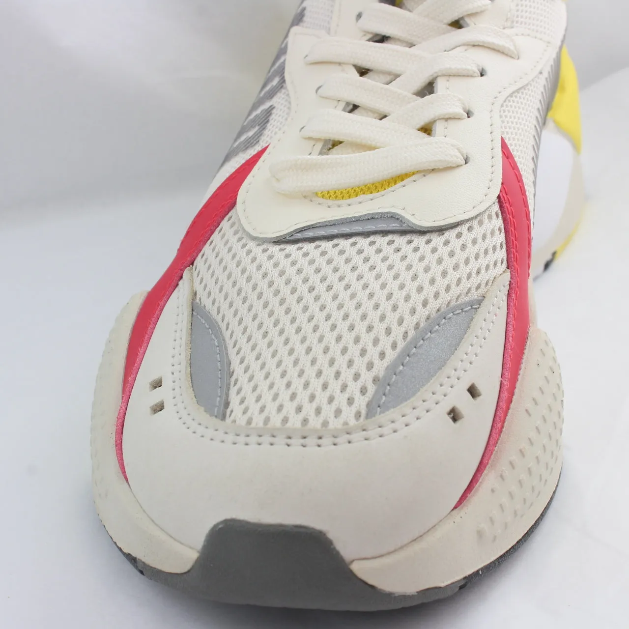 Puma RsX Bold Whisper White High Rise Red Blazing Yellow Trainers