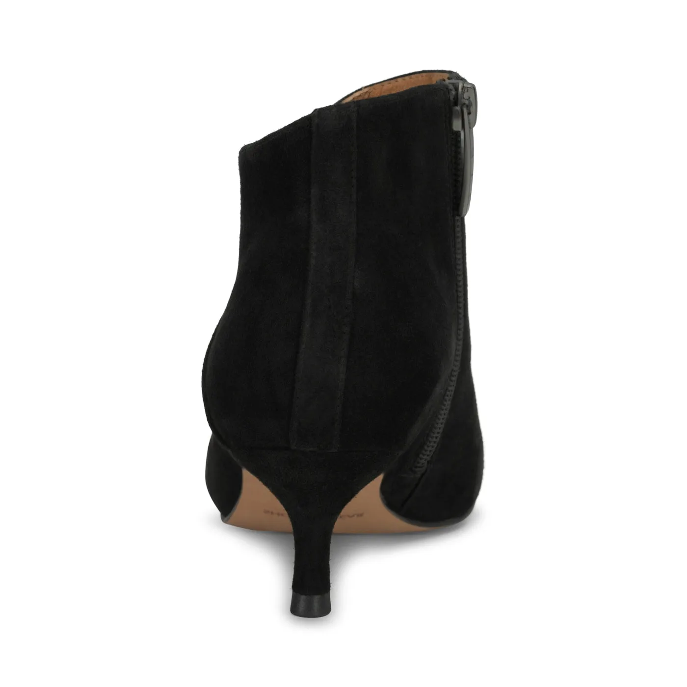 Saga bootie suede - BLACK