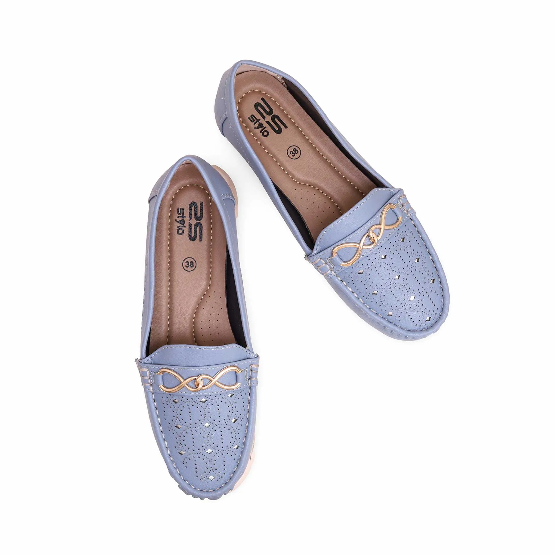 Sky Blue Moccasin WN4401