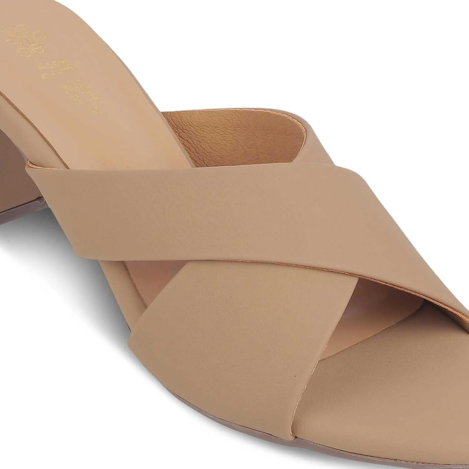 The Lisburn Camel Women's Dress Block Heel Sandals Tresmode