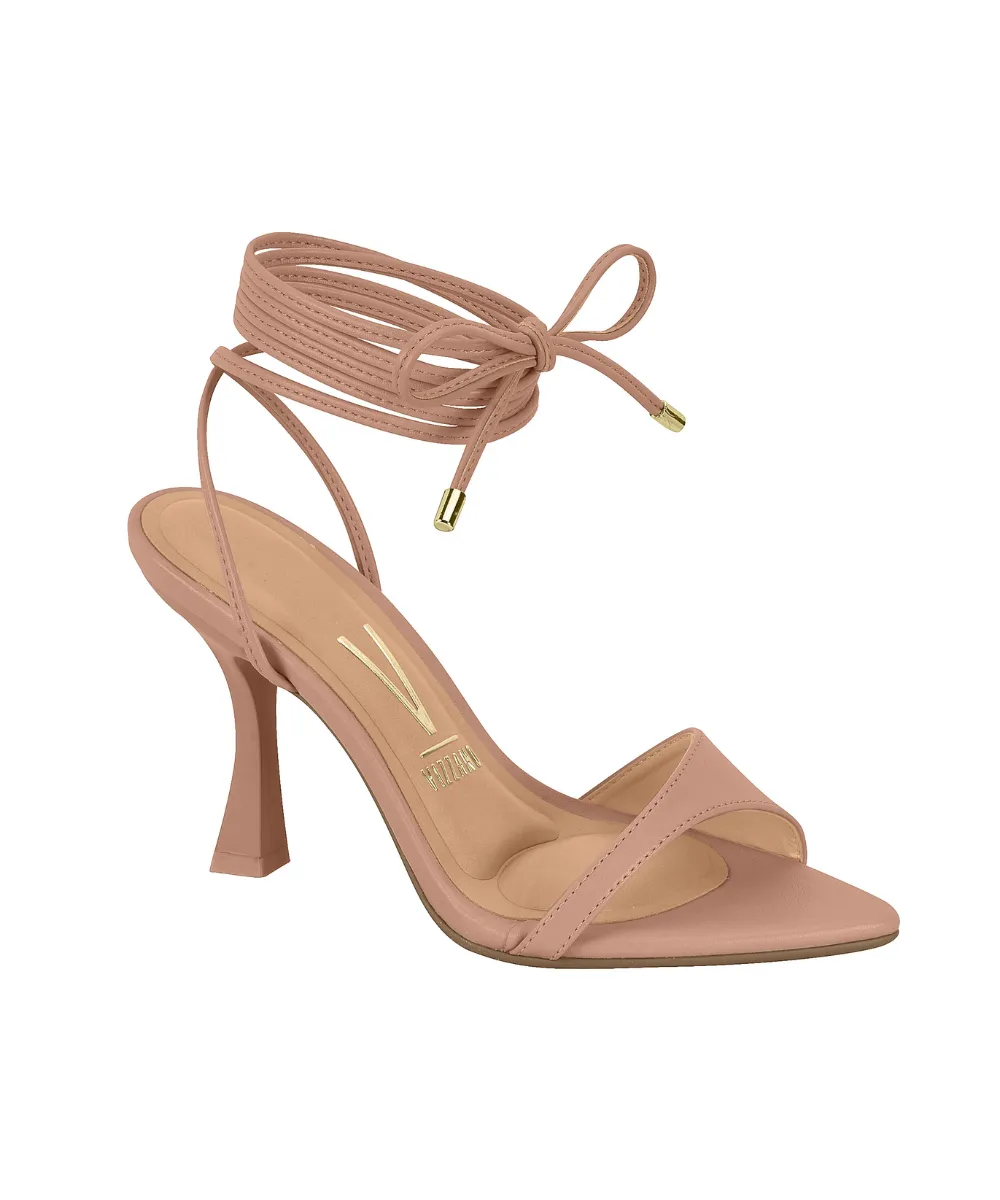 VIZZANO HEELED SANDALS WITH TIE ANKLE DETAILING