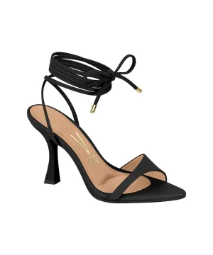 VIZZANO HEELED SANDALS WITH TIE ANKLE DETAILING